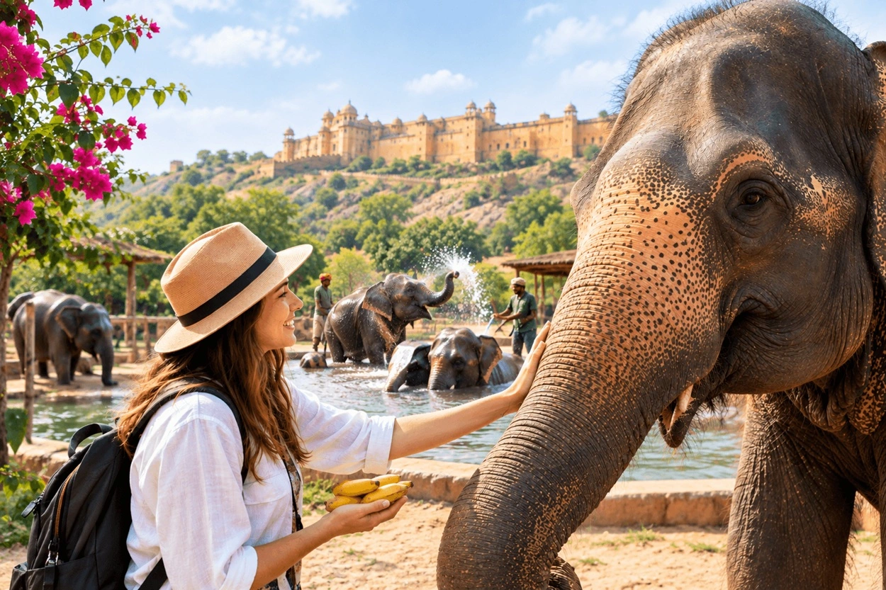 Elephant Sanctuary in Jaipur for American Travelers